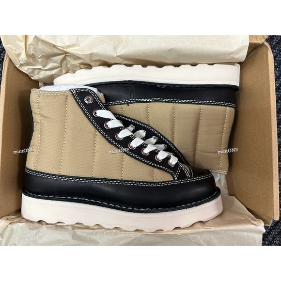 NEW Good News Roopa Quilted Beige+Black Boots size 7 - Picture 5 of 6